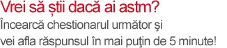 chestionar astm pentru adult
